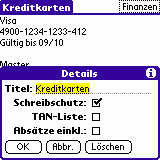 Screenshot Texteingabe