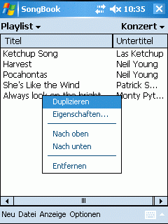 Playlist Screen