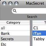 MacSecret Mac OS X