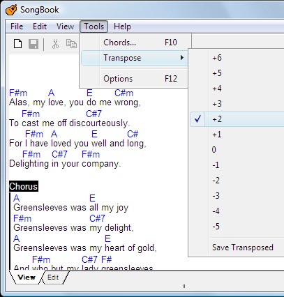 Transposing Screen