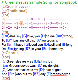 Song editor for mac